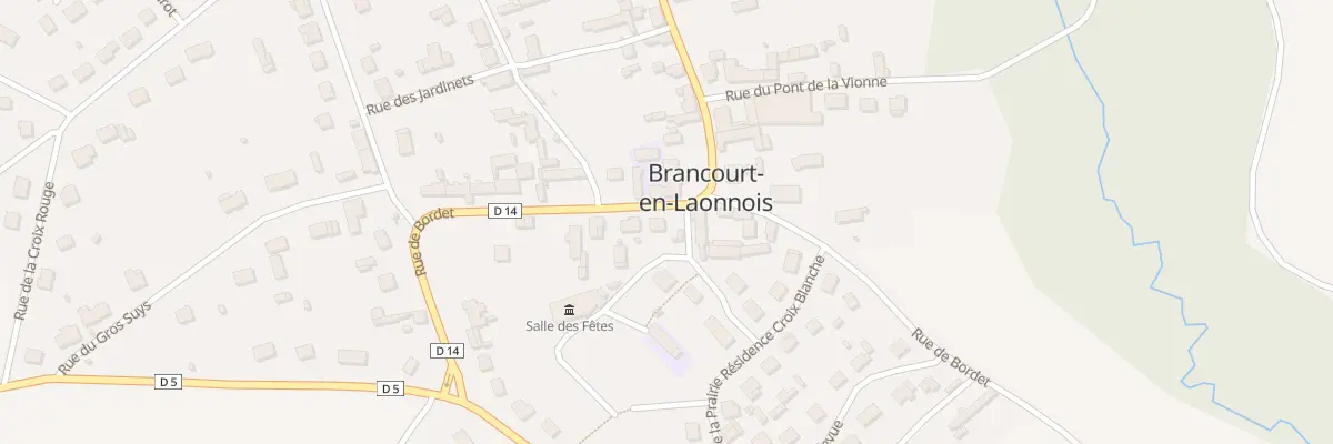 Plan du 15 Rue de la Croix Blanche à Brancourt-en-Laonnois