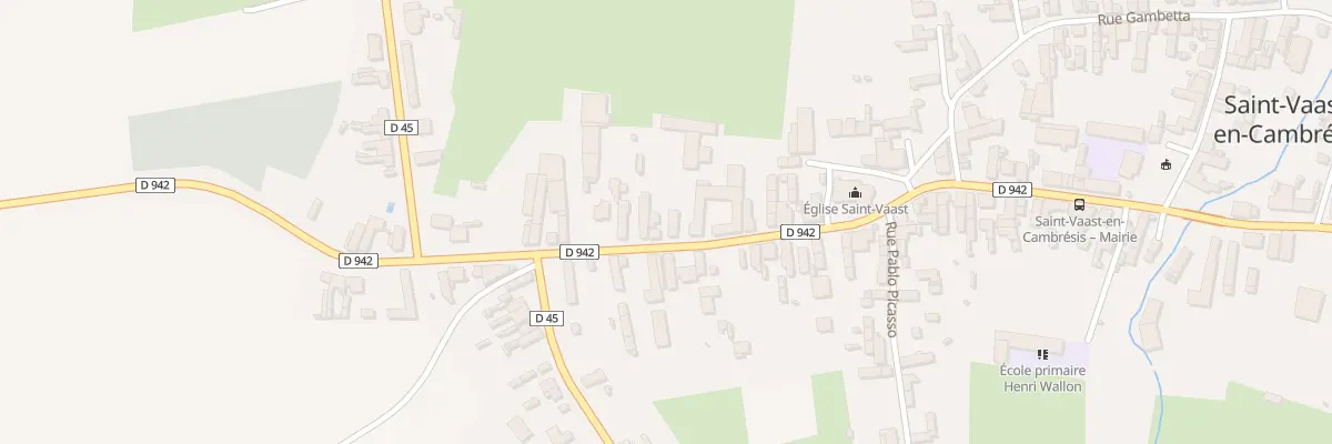 Plan du 19 Rue Jean Jaurès à Saint-Vaast-en-Cambrésis