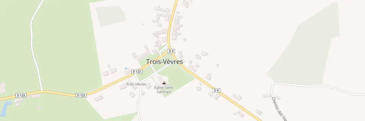 Plan du 3 Rte de la Machine à Trois-Vèvres