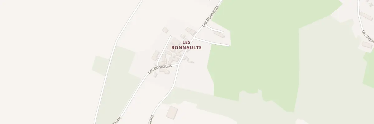 Plan du 197 Les Bonnault à Pourrain