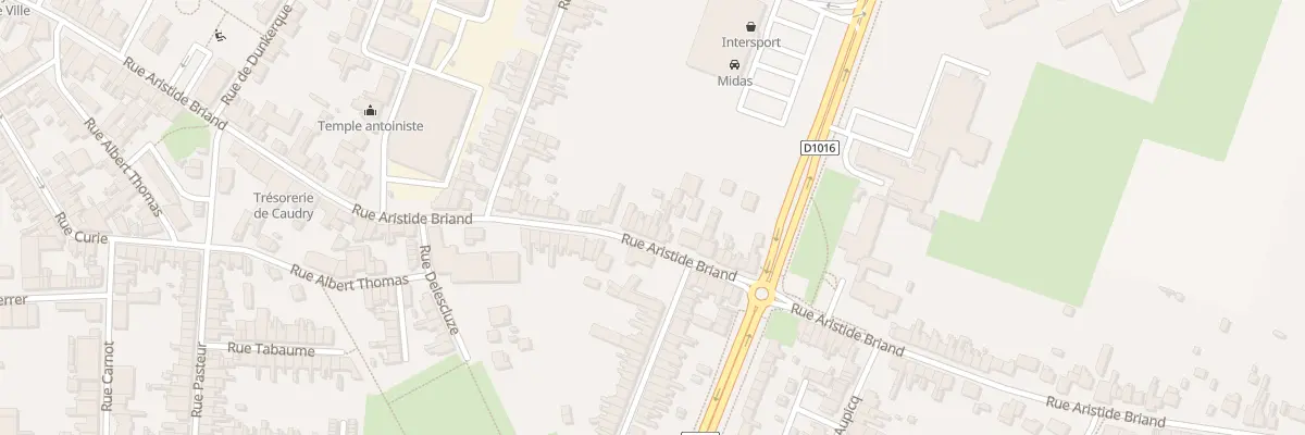 Plan du 97 Rue Aristide Briand à Caudry