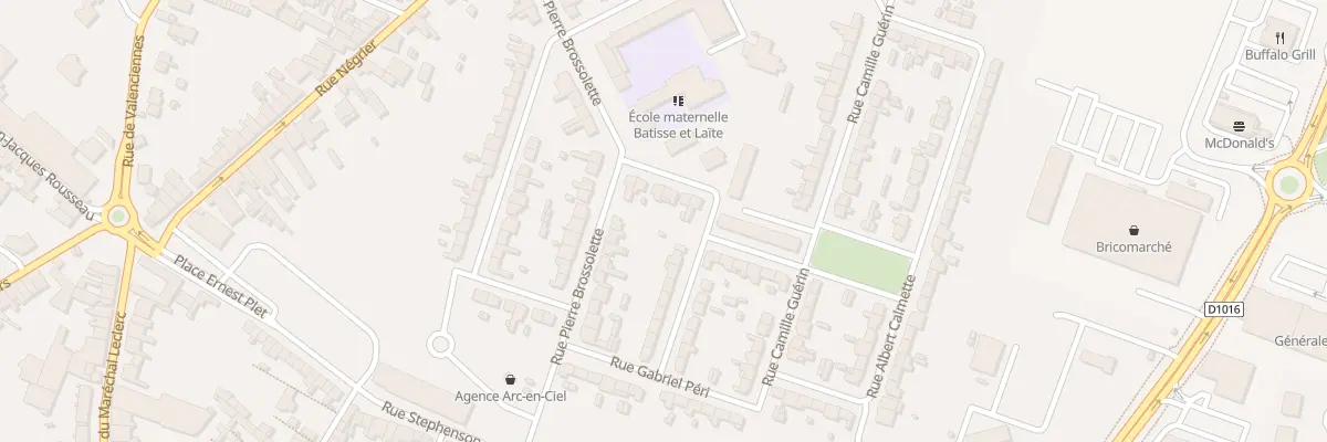 Plan du 21 Rue M Van Der Mersch à Caudry