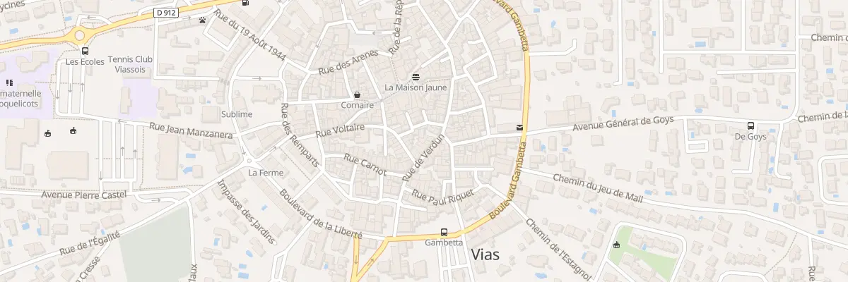 Plan du 41A Rue de Verdun à Vias