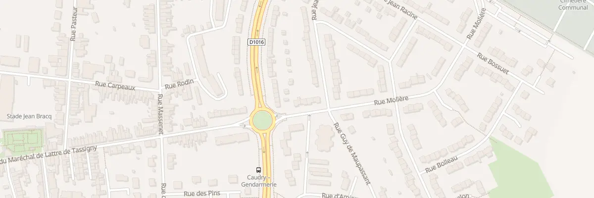 Plan du 1 Rue Moliére à Caudry