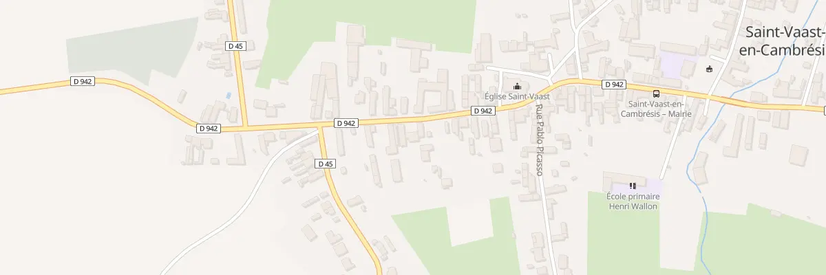 Plan du 28 Rue Jean Jaurès à Saint-Vaast-en-Cambrésis