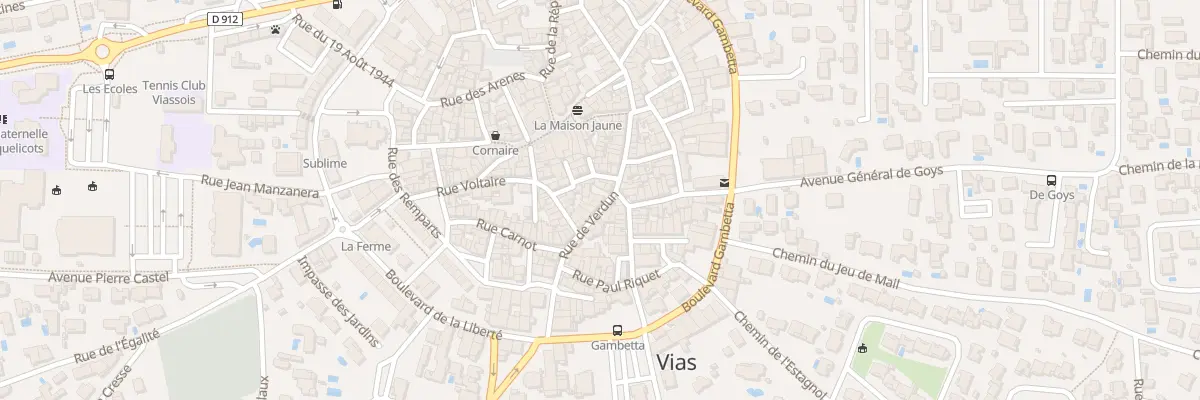 Plan du 41B Rue de Verdun à Vias