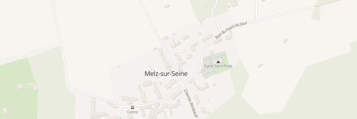 Plan du 2 Les Graviers à Melz-sur-Seine