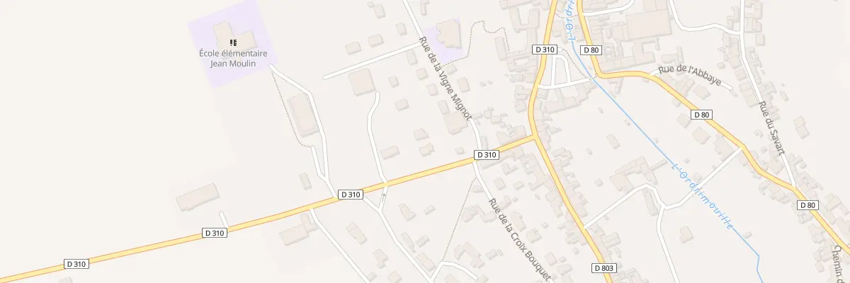 Plan du 6 Rte de Rocourt à Coincy