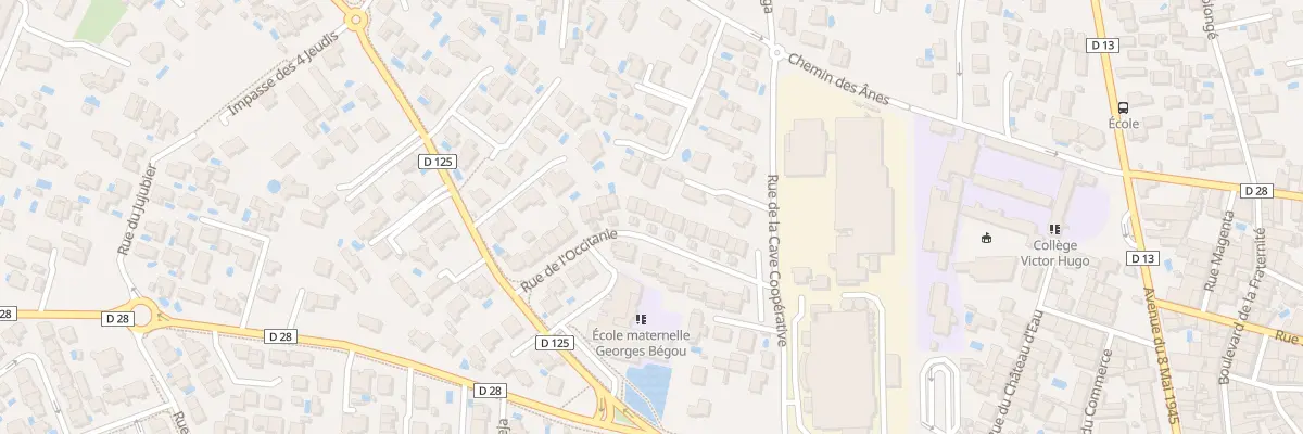 Plan du 19 Rue de l’Occitanie à Bessan