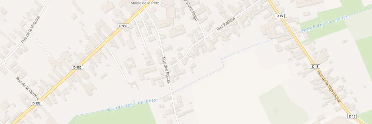 Plan du 2 Rue Pasteur à Maretz