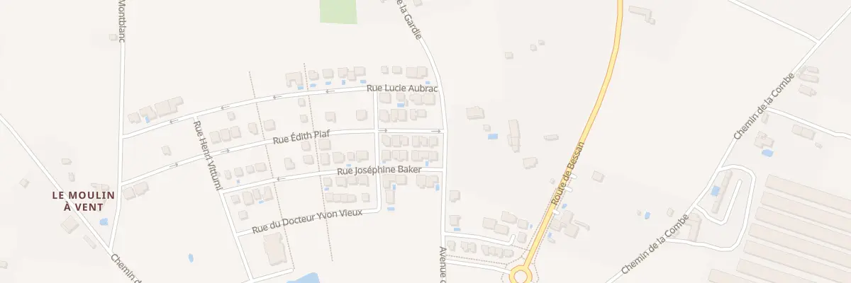 Plan du 15 Rue Edith Piaf à Vias