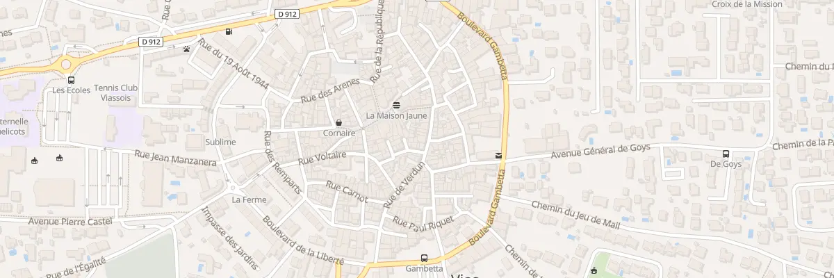 Plan du 33 Rue de Verdun à Vias