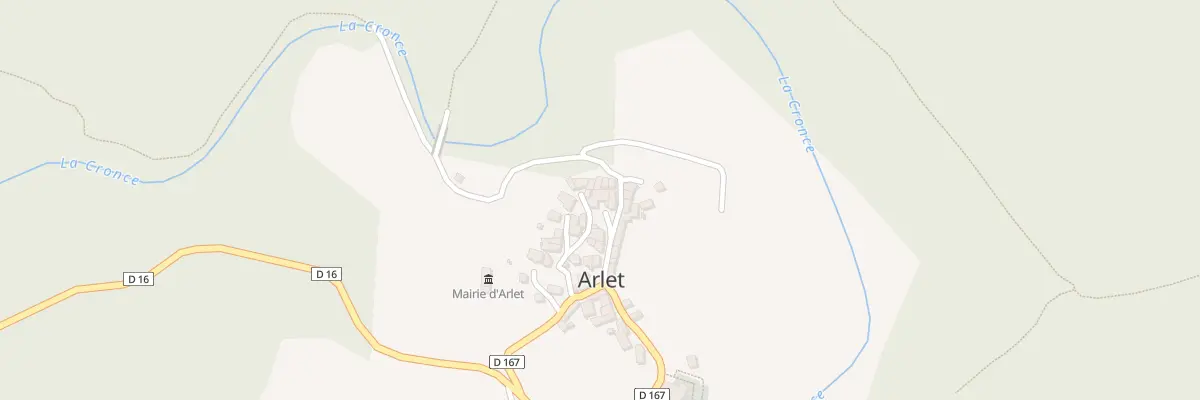 Plan du 5021 Le Bourg à Arlet