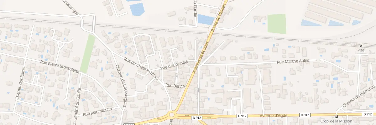 Plan du 1 Rue des Genets à Vias