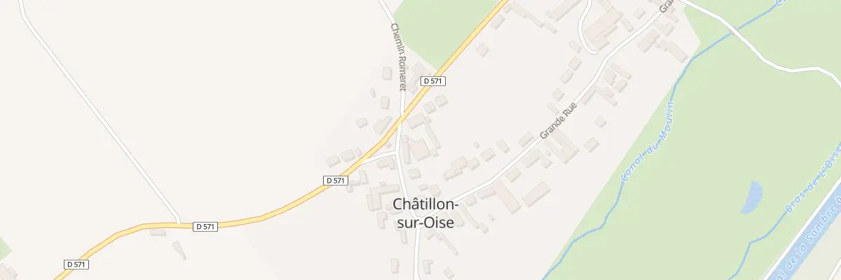 Plan du 1 Rue de l’Ecluse à Châtillon-sur-Oise