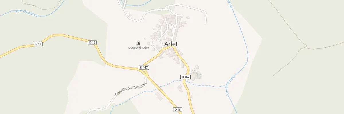 Plan du 5008 Le Bourg à Arlet