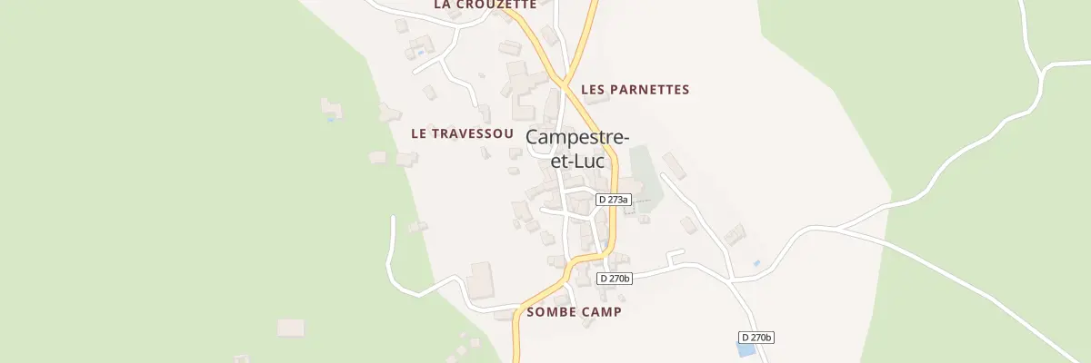 Plan du 5166 Village de Campestre à Campestre-et-Luc