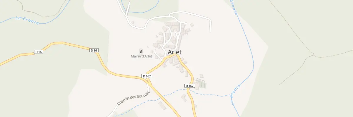Plan du 5007 Le Bourg à Arlet