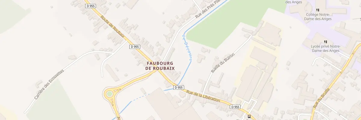 Plan du 24 Rte de Roubaix à Saint-Amand-les-Eaux