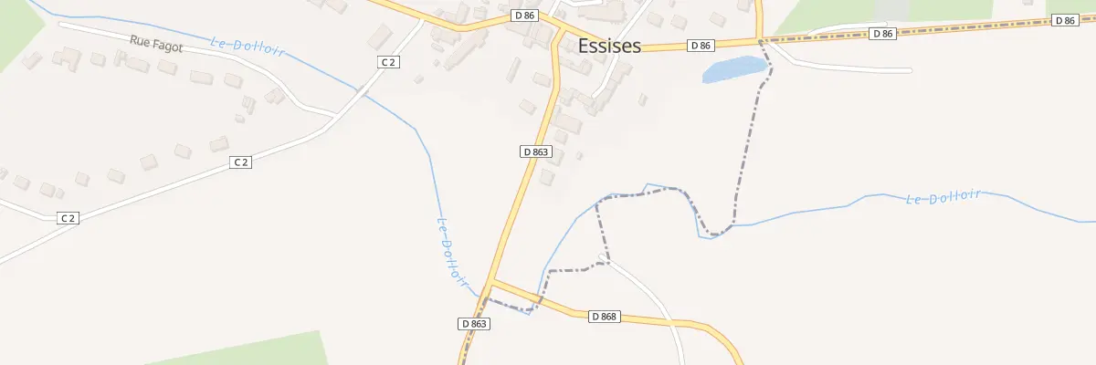 Plan du 7 Rte de Montfaucon à Essises