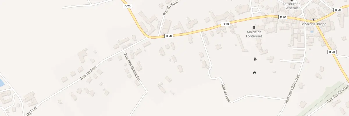 Plan du 5272 Les Chirouzes à Fontannes
