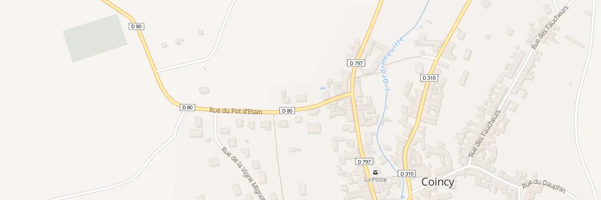 Plan du 6 Rue du Pot d’Etain à Coincy