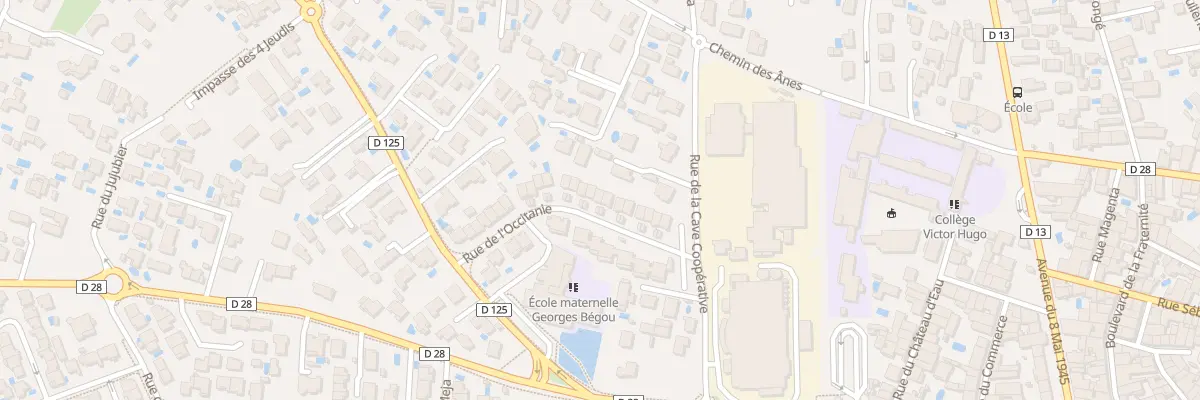 Plan du 15 Rue de l’Occitanie à Bessan