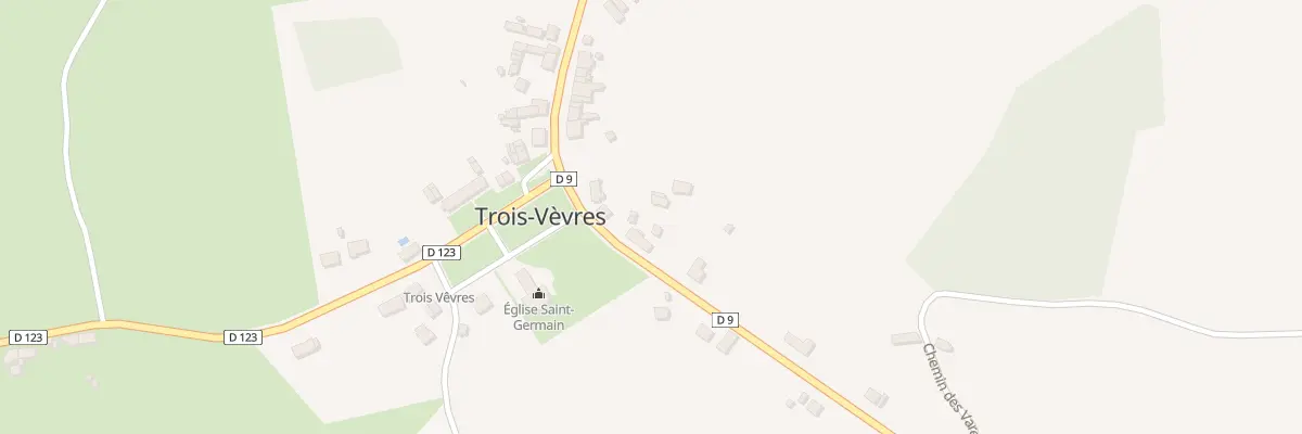 Plan du 5 Rte de la Machine à Trois-Vèvres