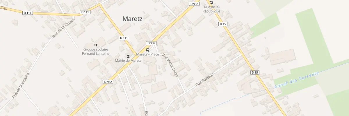 Plan du 5 Rue Victor Hugo à Maretz
