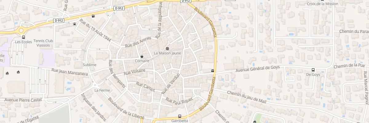 Plan du 46 Rue de Verdun à Vias