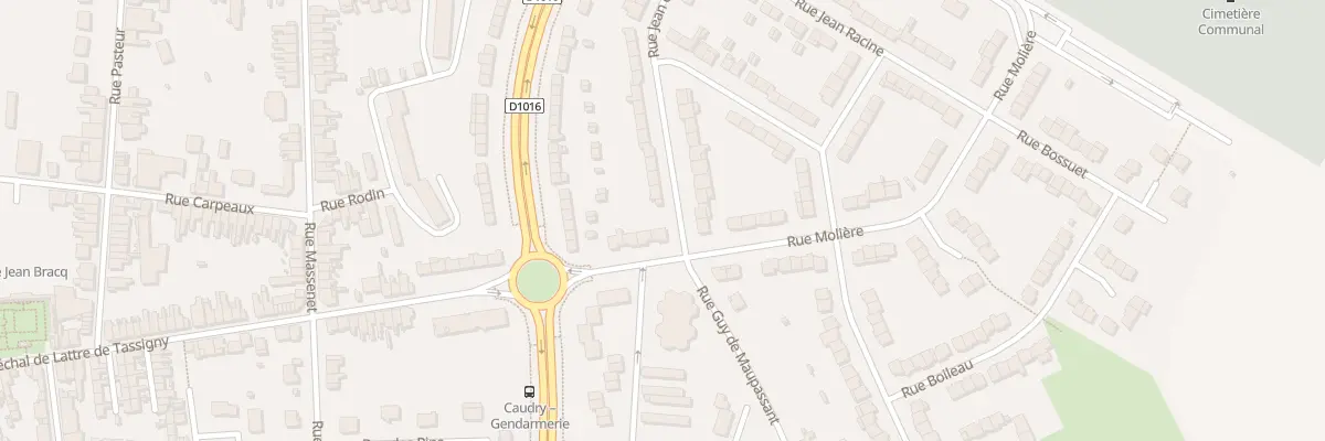 Plan du 7 Rue Moliére à Caudry
