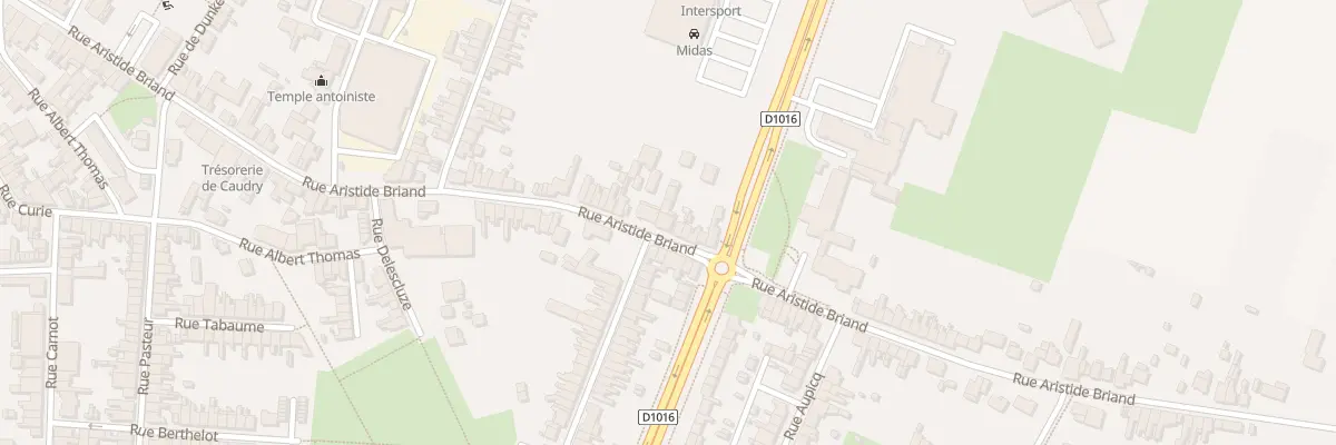 Plan du 107 Rue Aristide Briand à Caudry
