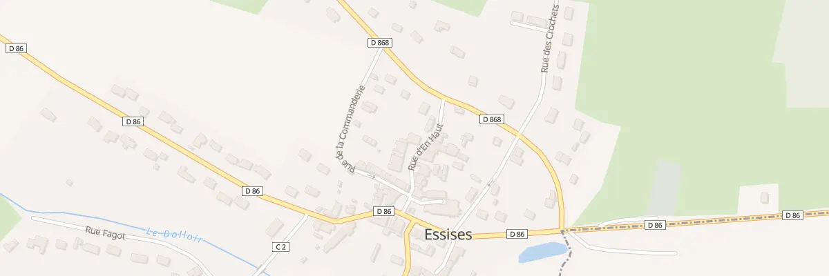 Plan du 7 Rue d’En Haut à Essises