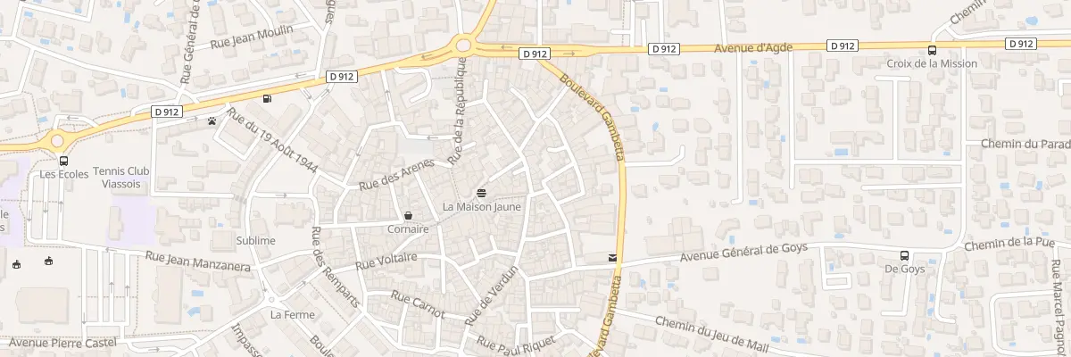 Plan du 32 Rue de Verdun à Vias