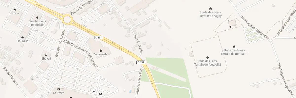 Plan du 25 Rue du Stade à Bellerive-sur-Allier