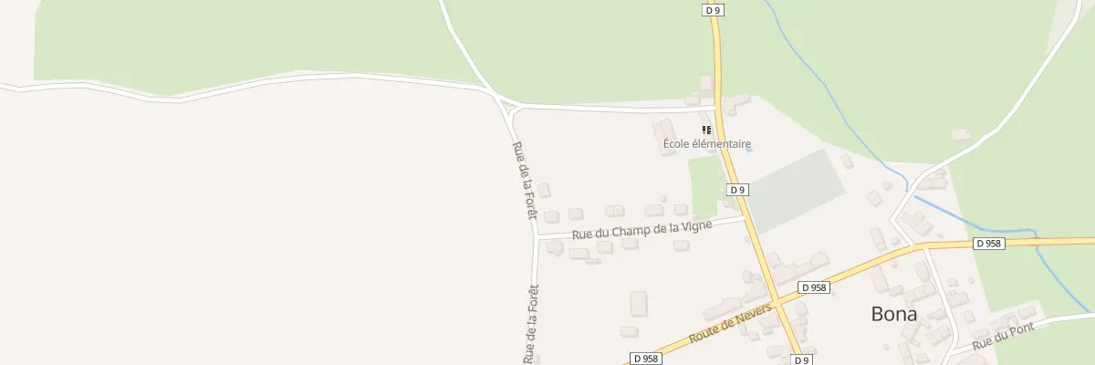 Plan du 4 Rue de la Forêt à Bona