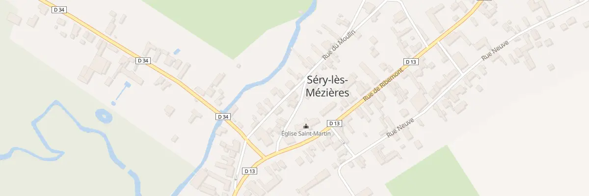 Plan du 4 Rue du Moulin à Séry-lès-Mézières