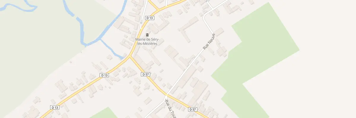 Plan du 1 Rue Neuve à Séry-lès-Mézières