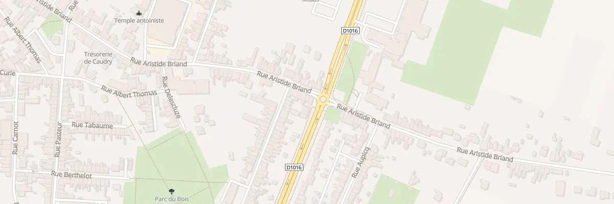 Plan du 116 Rue Aristide Briand à Caudry