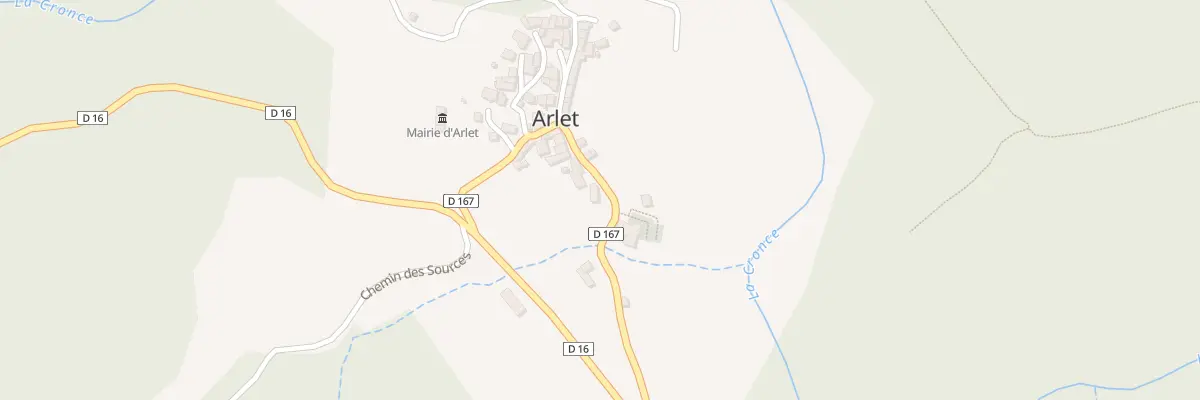 Plan du 5011 Le Bourg à Arlet