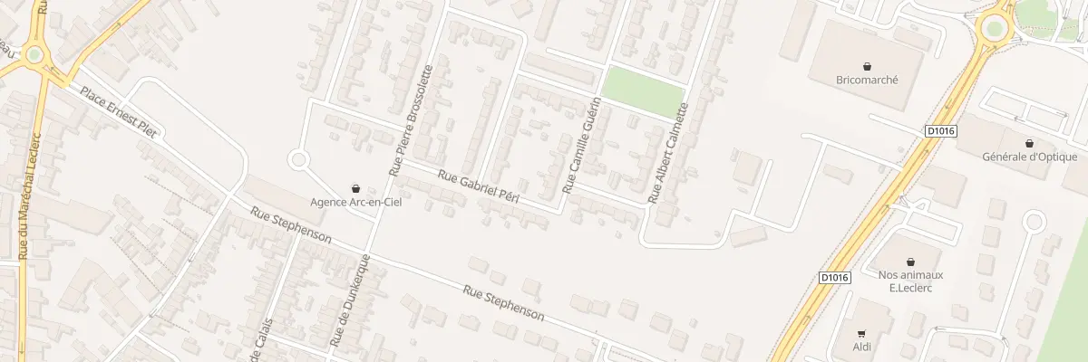 Plan du 3 Rue Camille Guérin à Caudry
