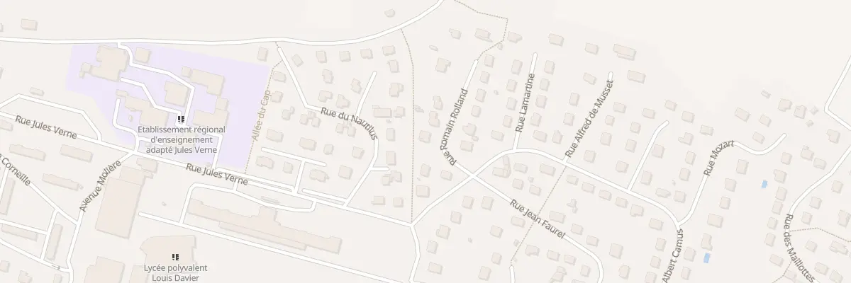 Plan du 5 Rue Romain Rolland à Joigny