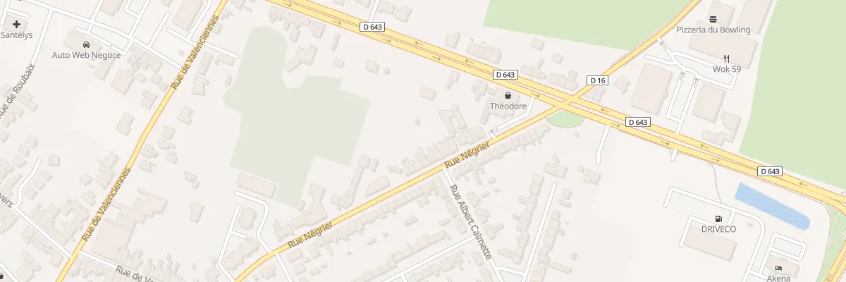 Plan du 119 Rue Négrier à Caudry