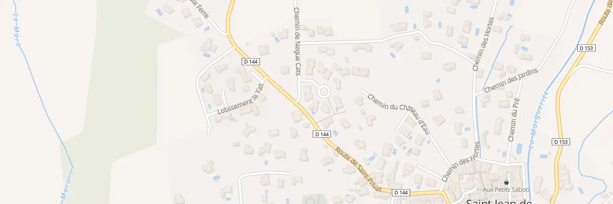 Plan du 2 Che de Negue Cats à Saint-Jean-de-la-Blaquière