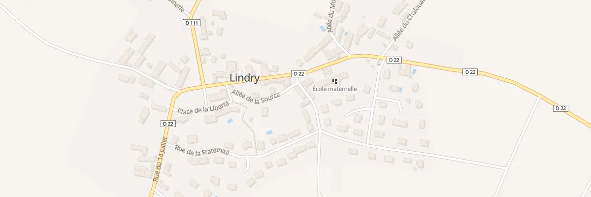 Plan du 2 Rue des Champs du Puits à Lindry