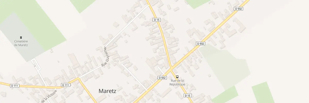 Plan du 5 Rue Georges Clémenceau à Maretz