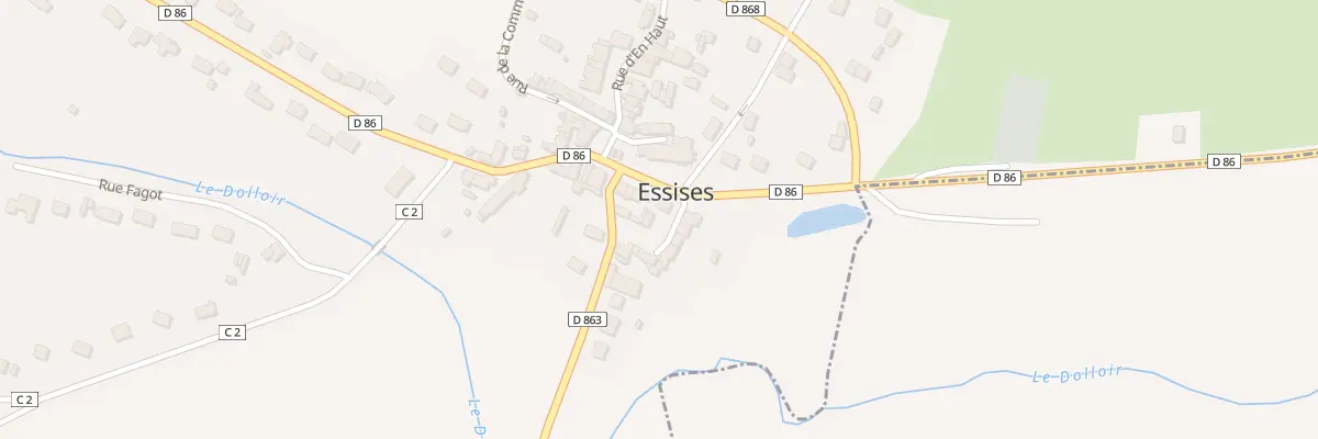 Plan du 20 Rue Principale à Essises