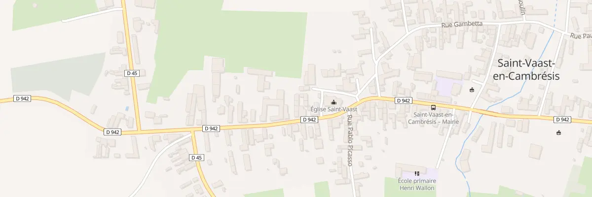 Plan du 29 Rue Jean Jaurès à Saint-Vaast-en-Cambrésis
