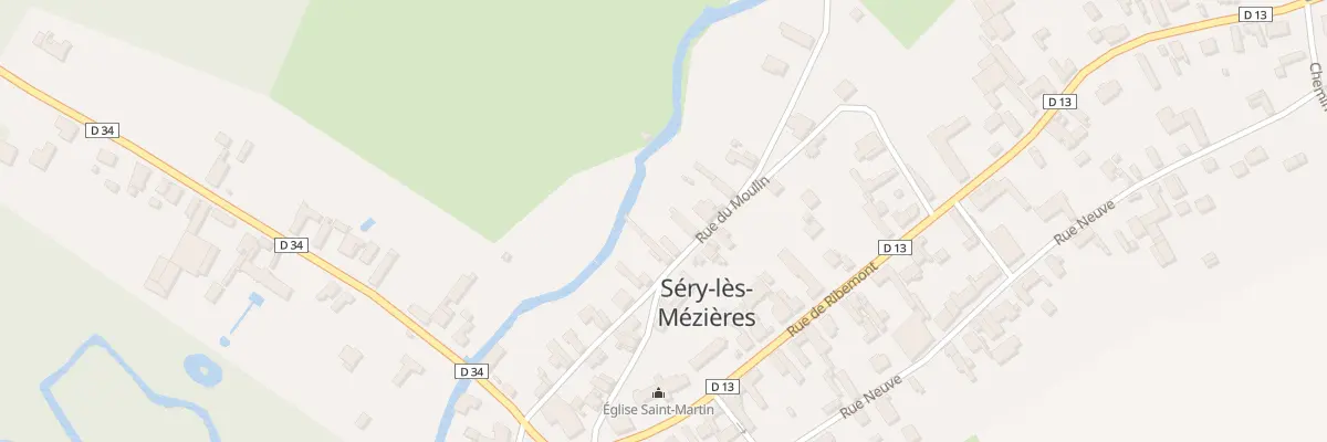 Plan du 17 Rue du Moulin à Séry-lès-Mézières