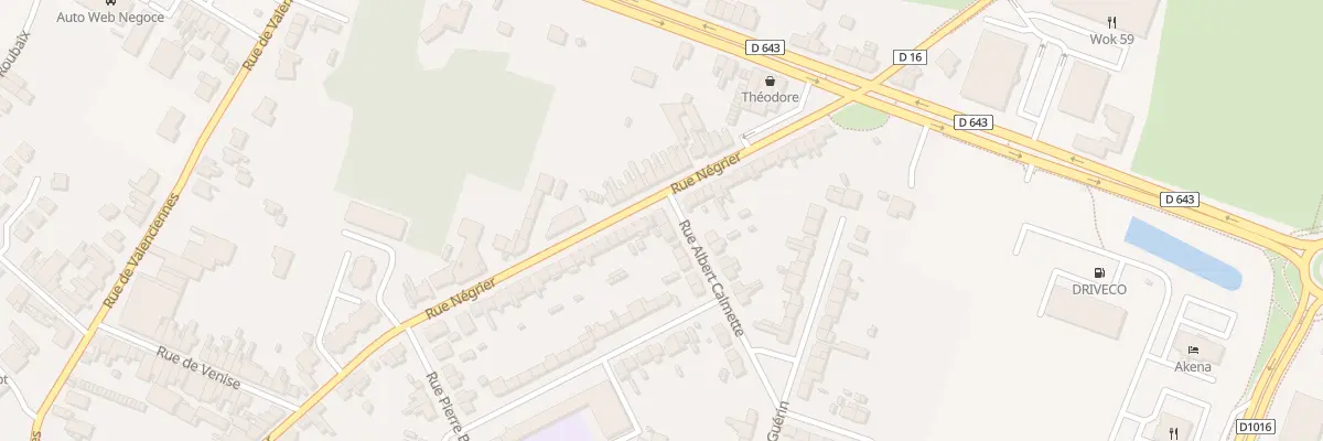 Plan du 106 Rue Négrier à Caudry